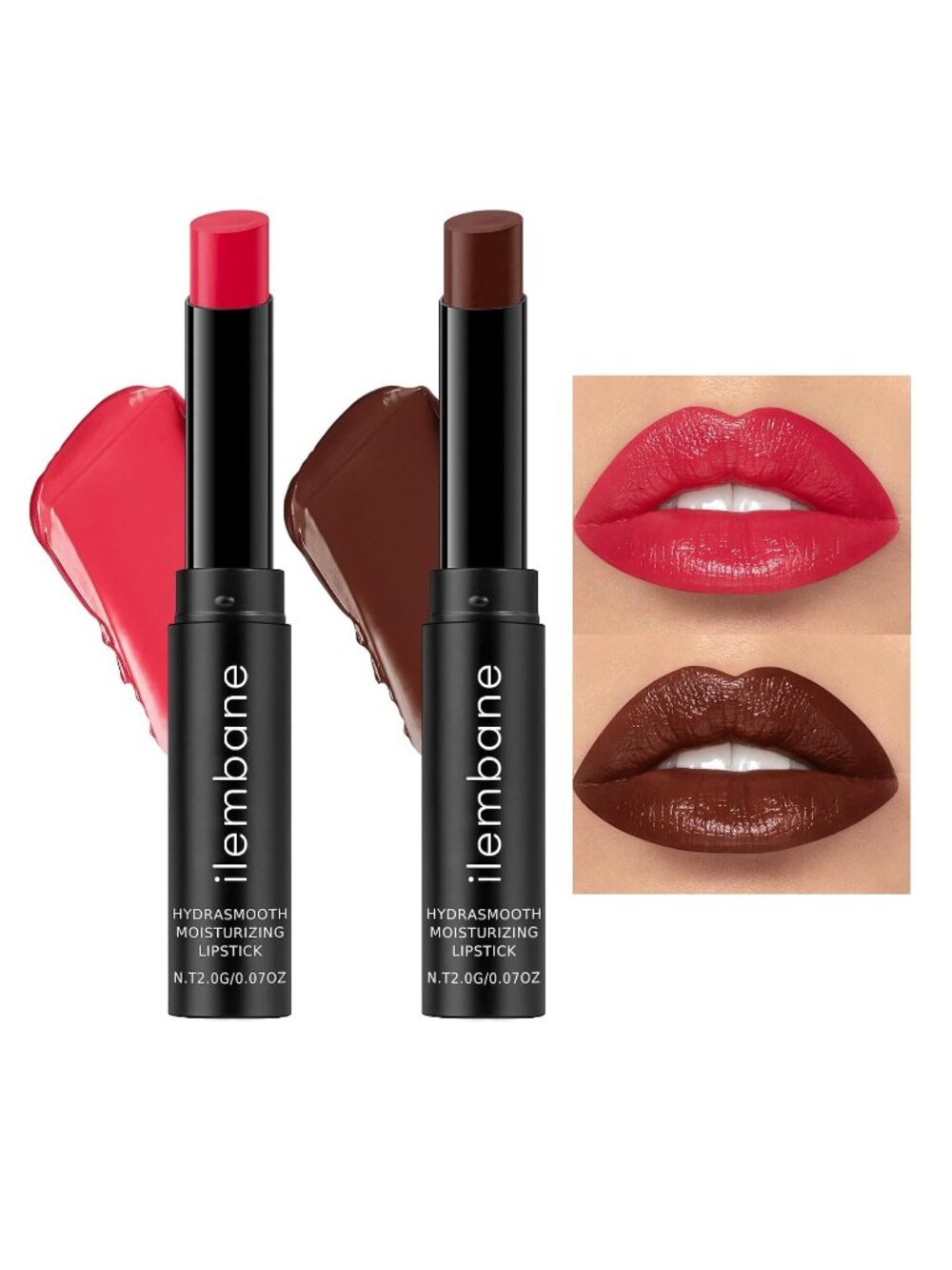 First Crush-Cocoa Bliss Hydrasmooth Moisturizing Lipstick Glossy Tinted Lip Balm